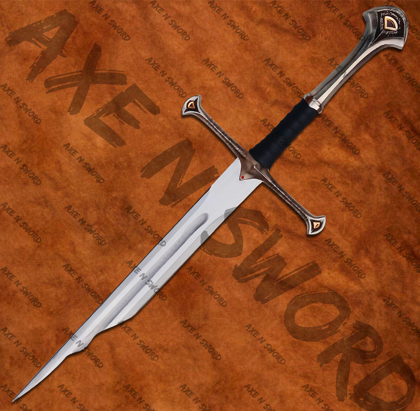 Handle Shred of Narsil Sword with stand & sheath from Lord of The Rings