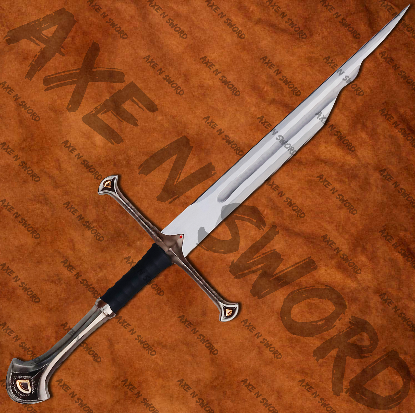 Handle Shred of Narsil Sword with stand & sheath from Lord of The Rings