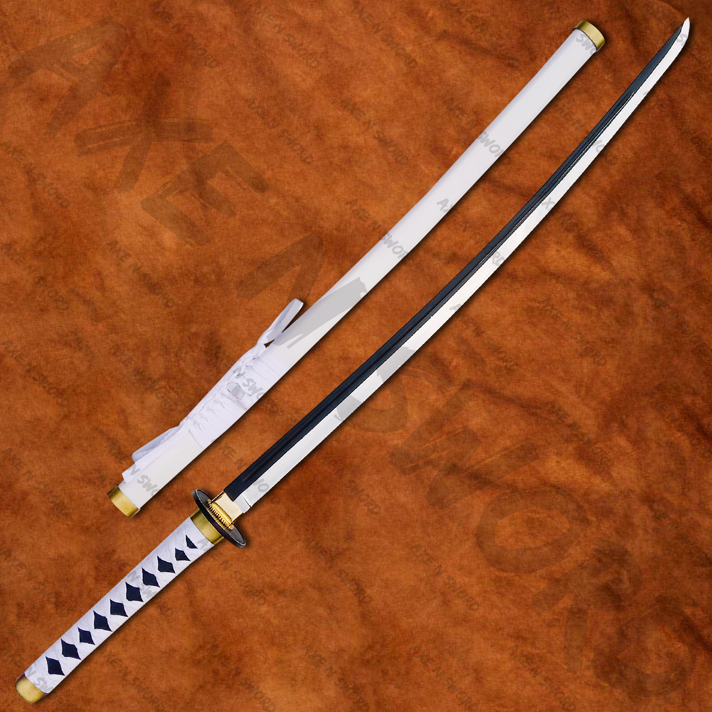 Roronoa Zoro's Wado Ichimonji Sword with Stand & Sheath from One Piece
