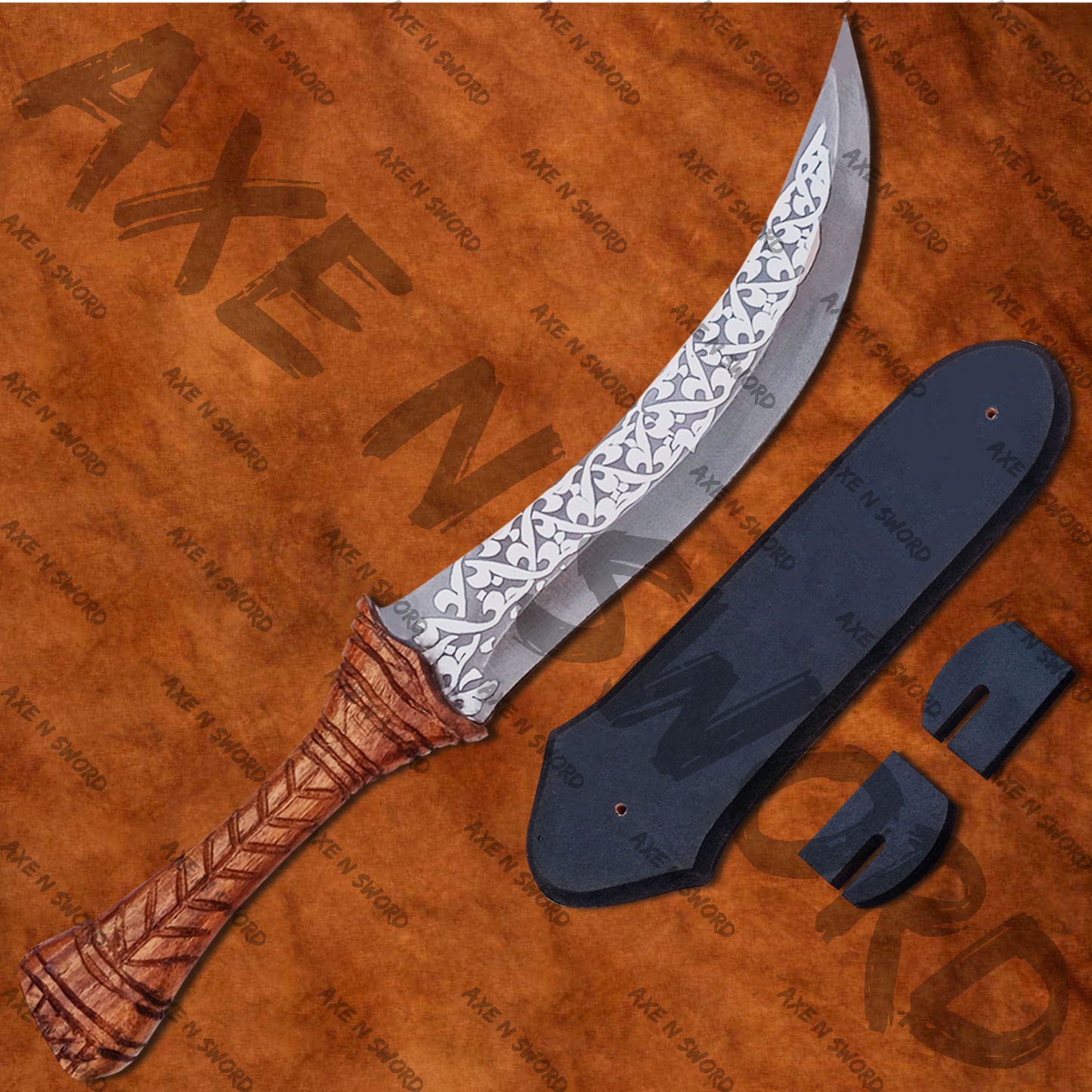 Erdsteel Knife with stand & sheath from Elden Ring