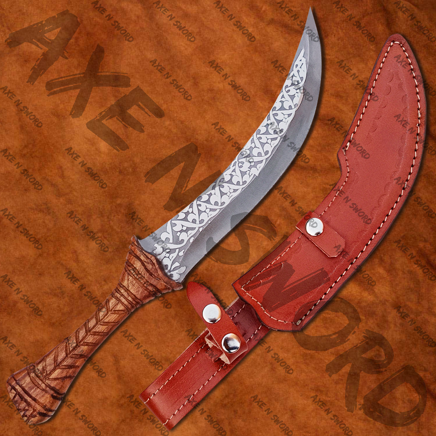 Erdsteel Knife with stand & sheath from Elden Ring