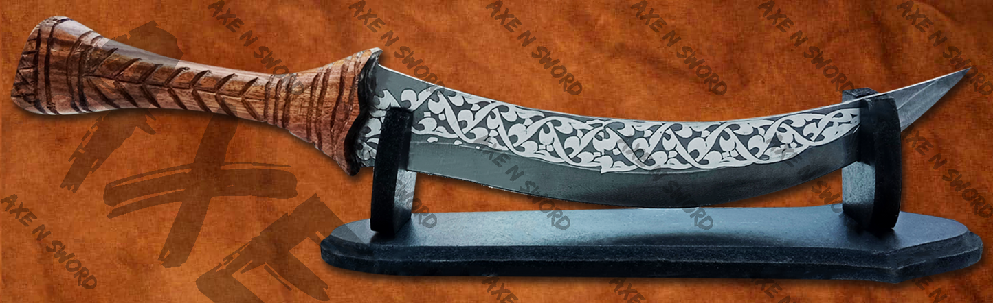 Erdsteel Knife with stand & sheath from Elden Ring