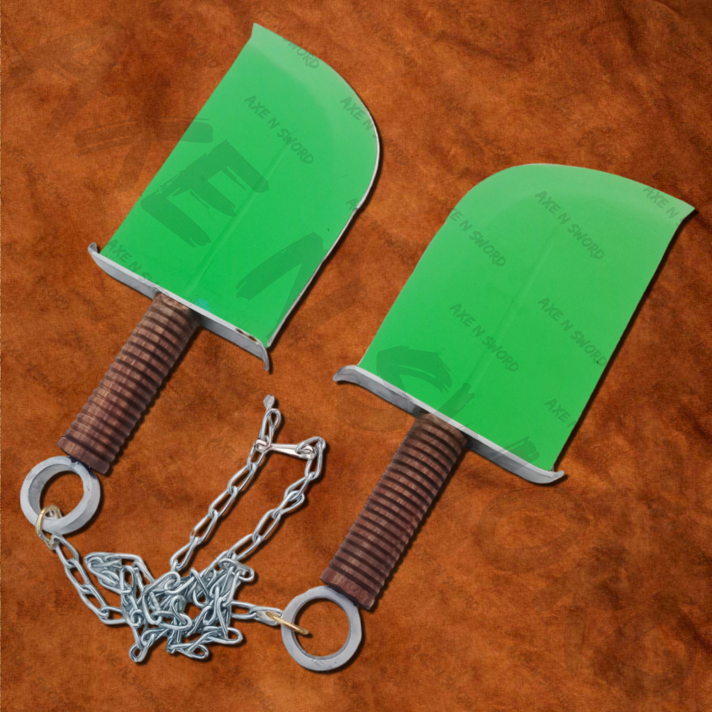 Kai's Knives Metal Swords Pair with sheath and stand from KungFu Panda