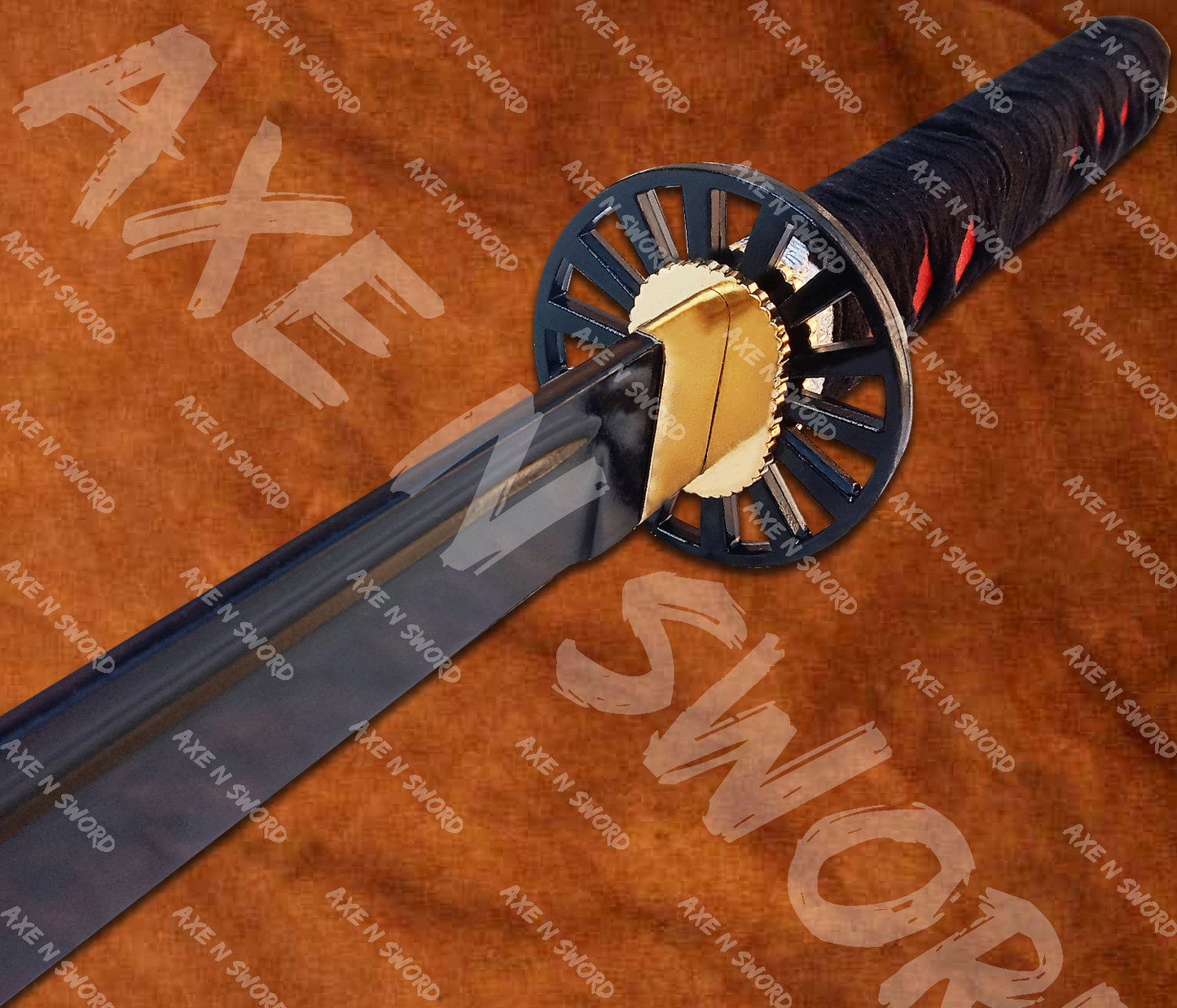 Kamado Tanjiro's Nichirin Sword with Scabbard from Demon Slayer