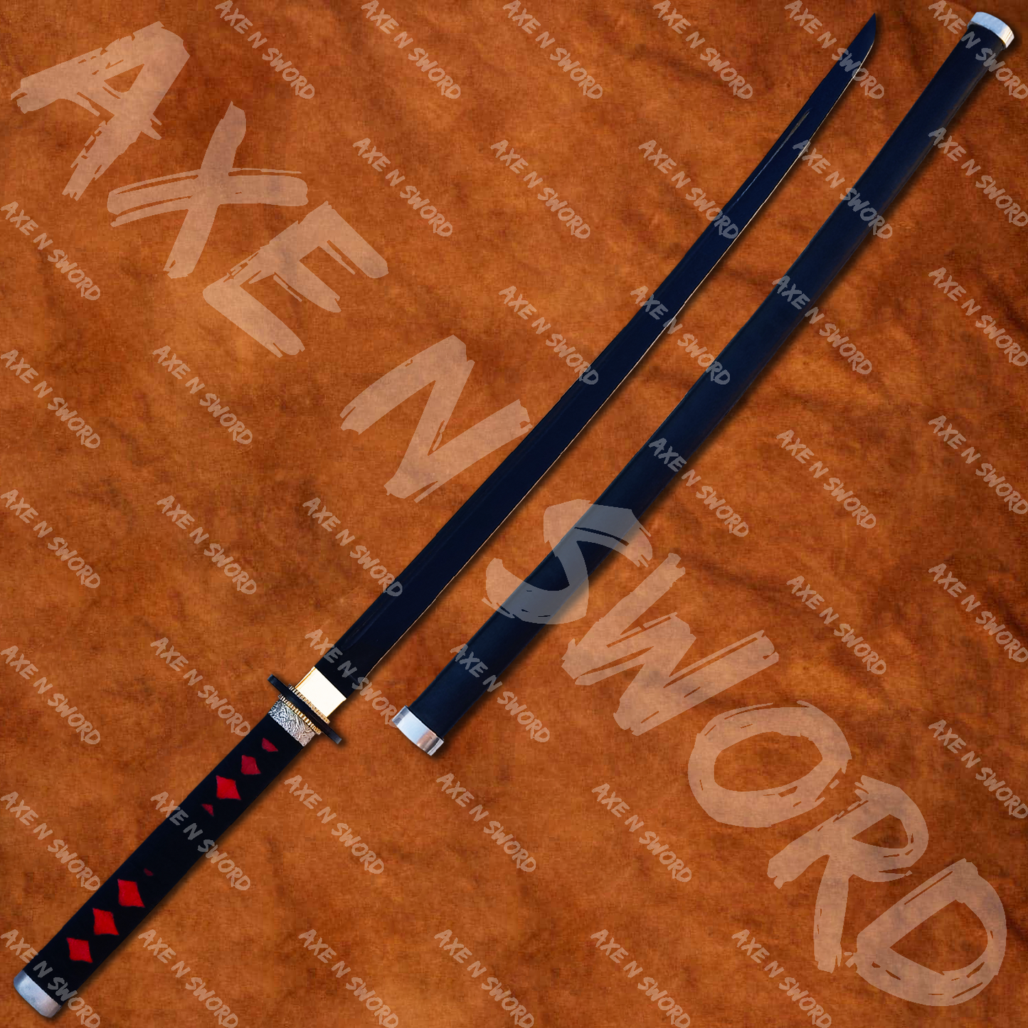 Kamado Tanjiro's Nichirin Sword with Scabbard from Demon Slayer