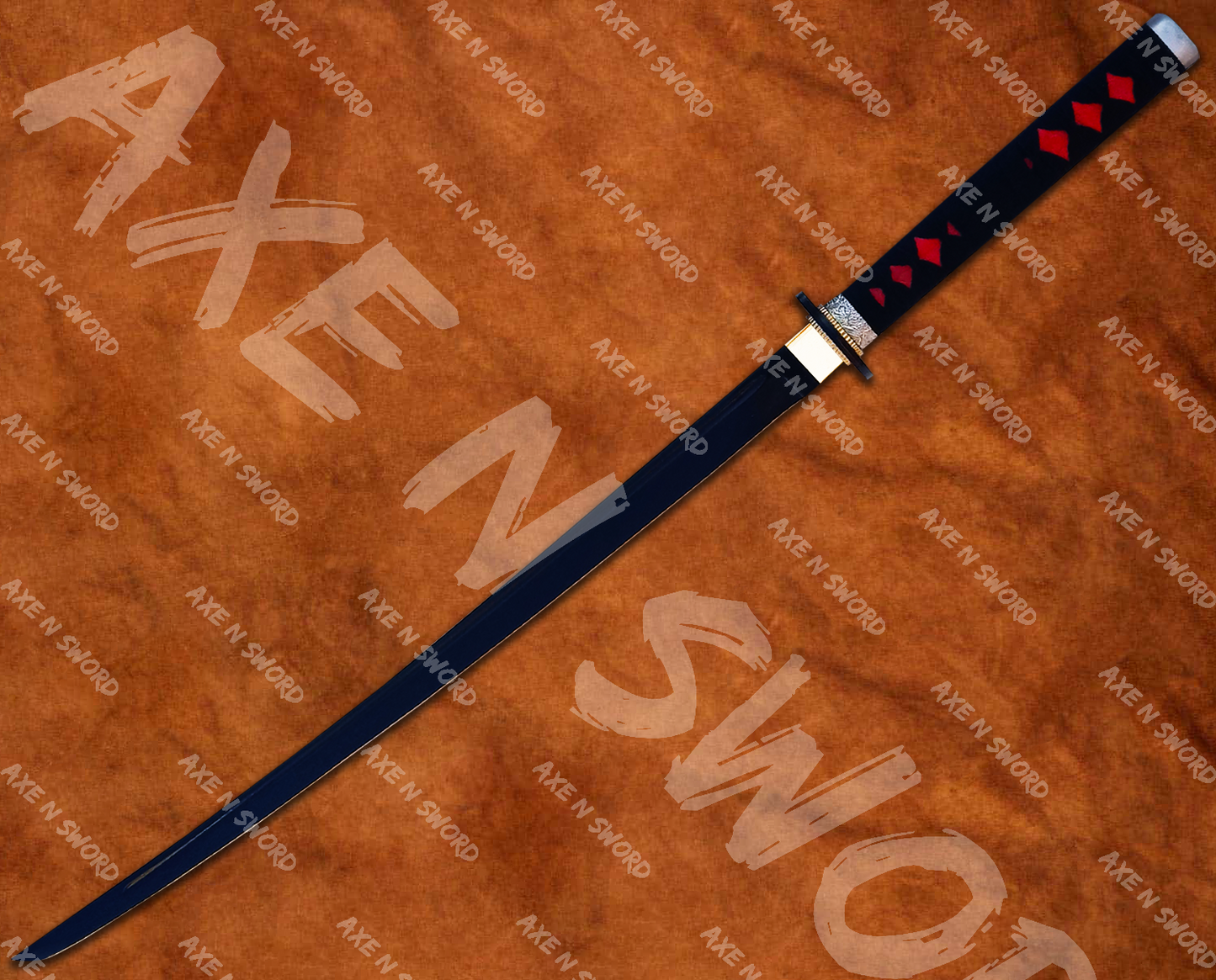 Kamado Tanjiro's Nichirin Sword with Scabbard from Demon Slayer