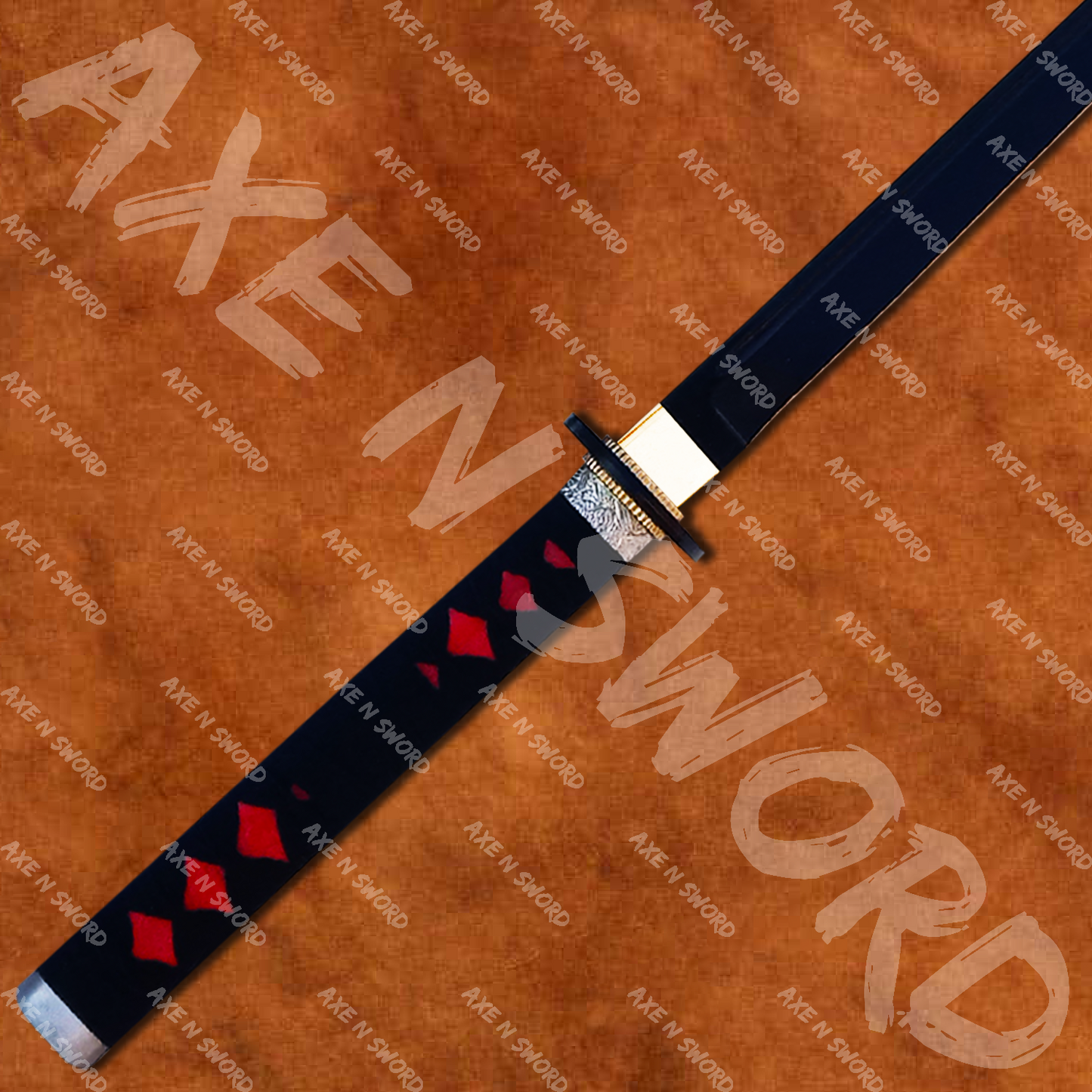 Kamado Tanjiro's Nichirin Sword with Scabbard from Demon Slayer