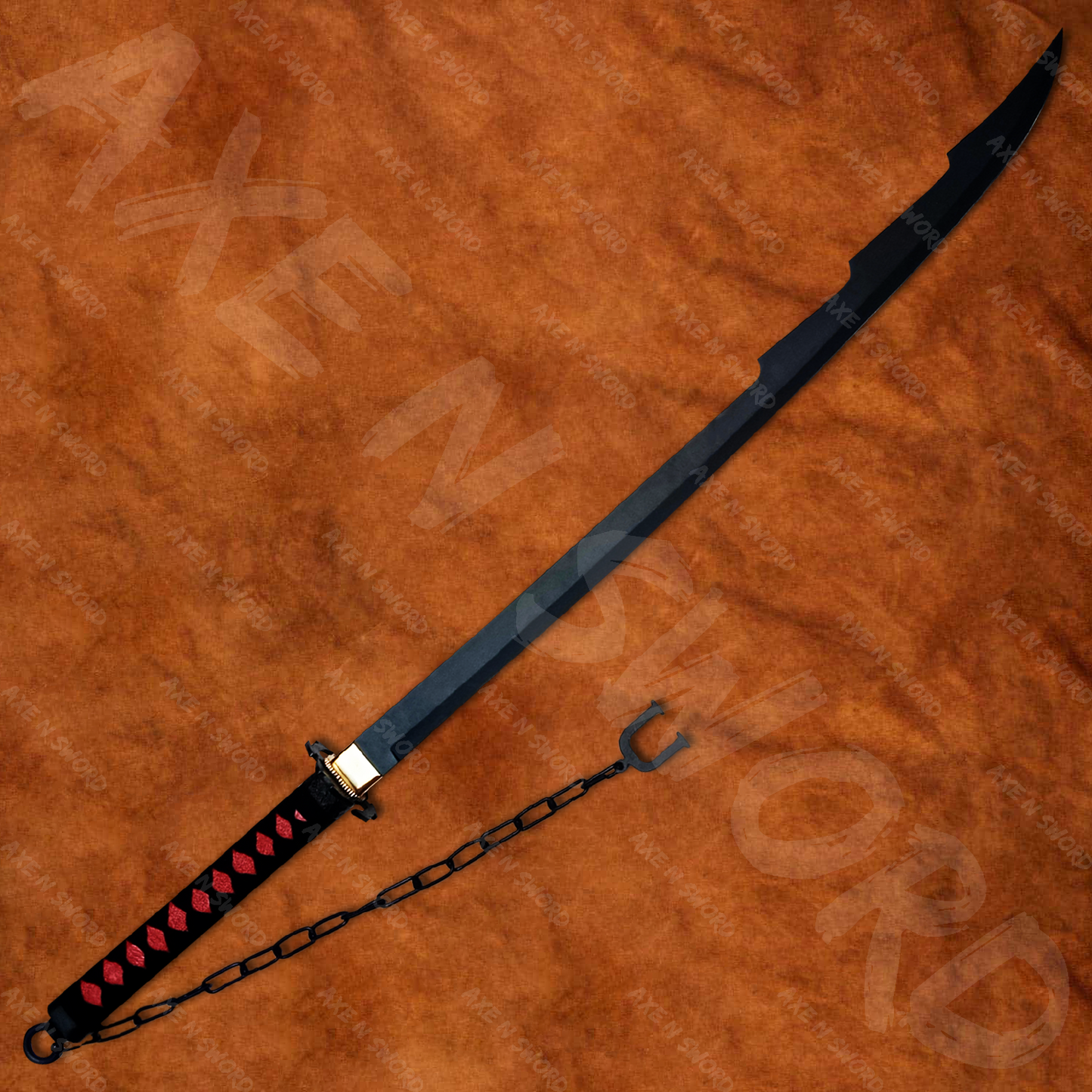Ichigo Kurosaki's Tensa Zangetsu Sword with stand & sheath from Bleach