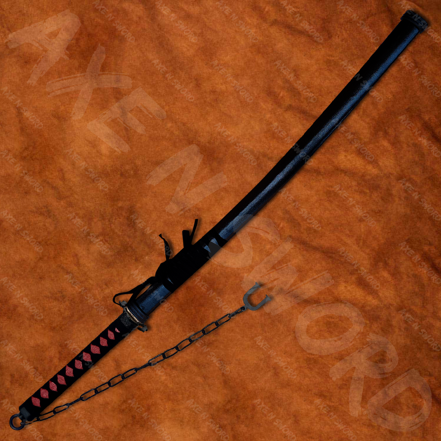 Ichigo Kurosaki's Tensa Zangetsu Sword with stand & sheath from Bleach