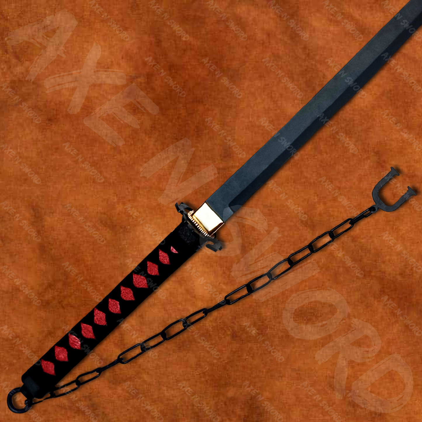 Ichigo Kurosaki's Tensa Zangetsu Sword with stand & sheath from Bleach