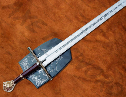 Rhindon Narnia Sword with stand & sheath from The Chronicles of Narnia