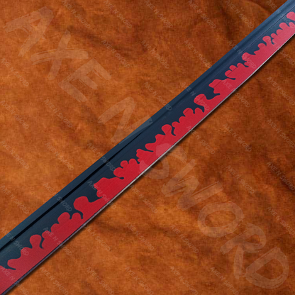 Roronoa Zoro's Black Enma Sword with Stand & Sheath from One Piece