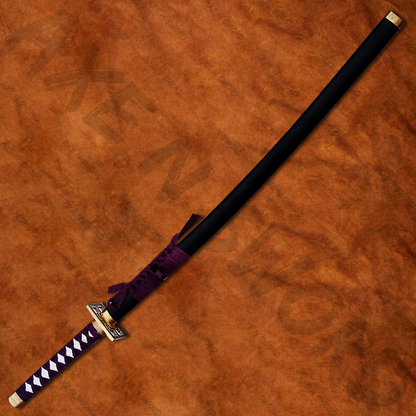 Kuchiki Byakuya's Purple Senbonzakura Katana sword with stand & sheath from Bleach