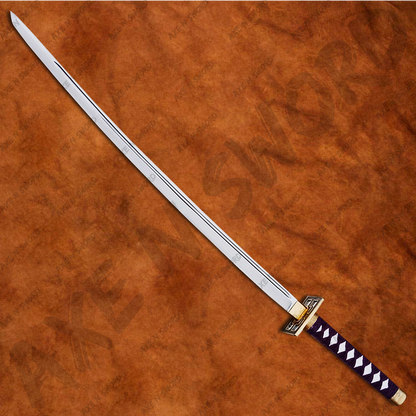 Kuchiki Byakuya's Purple Senbonzakura Katana sword with stand & sheath from Bleach