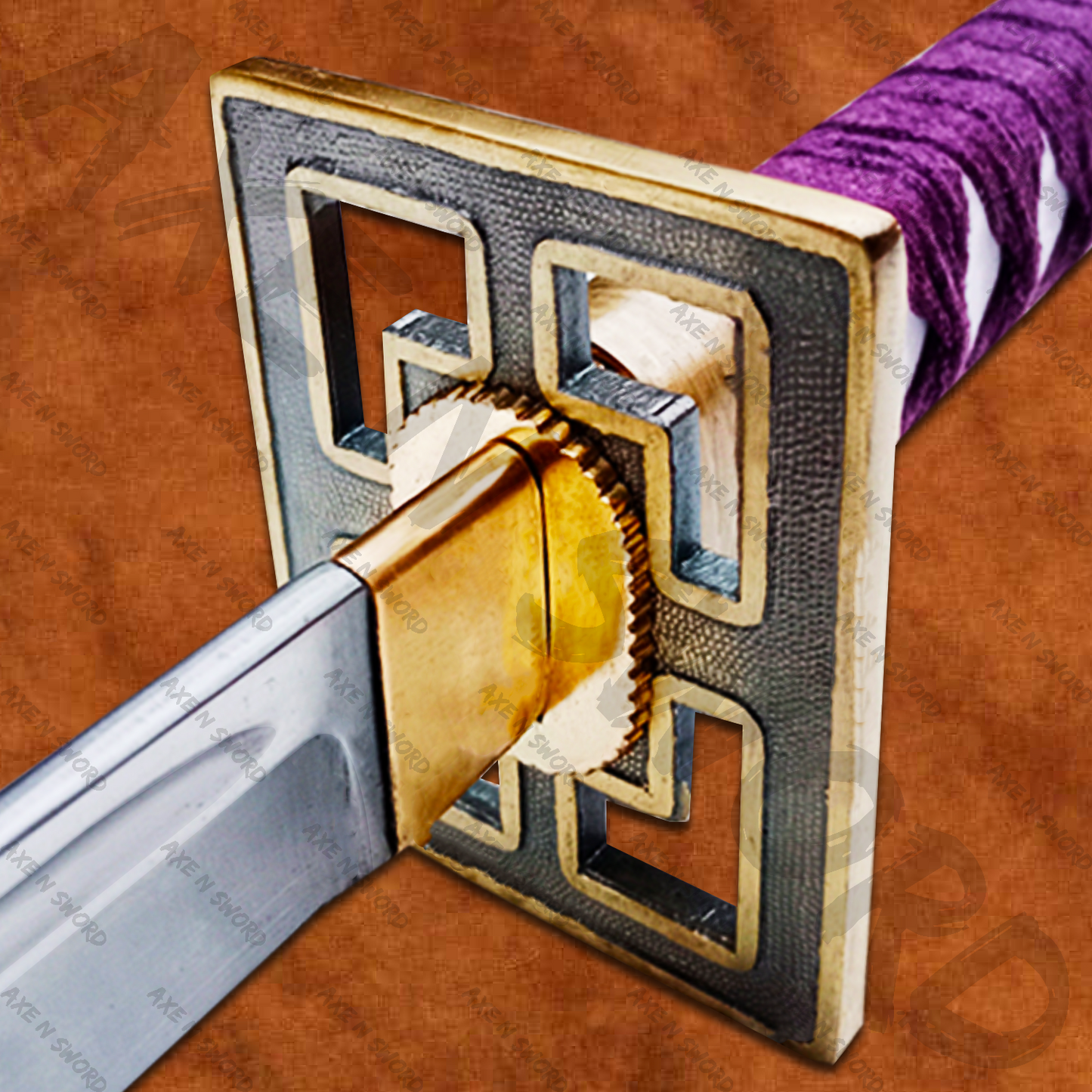 Kuchiki Byakuya's Purple Senbonzakura Katana sword with stand & sheath from Bleach