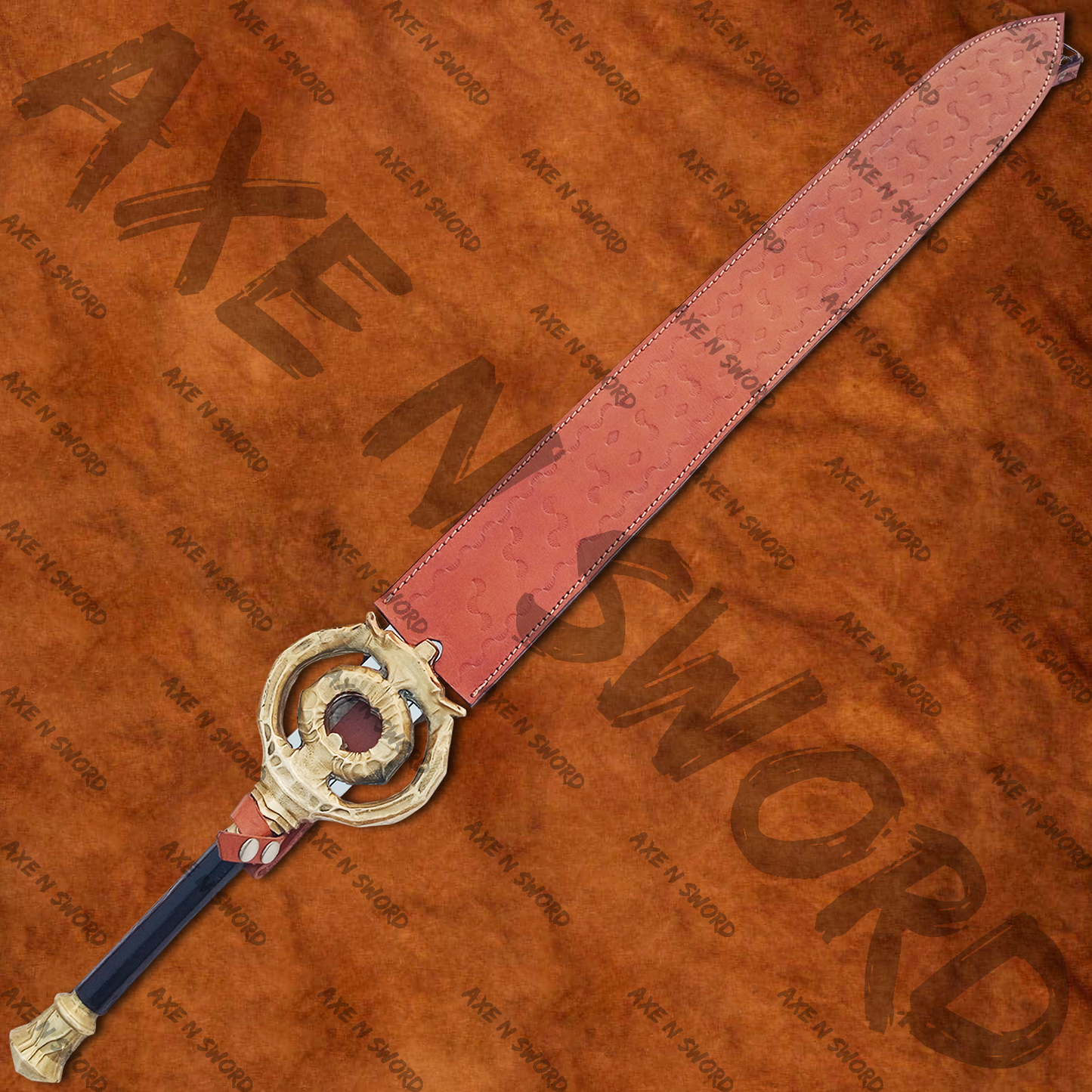 Dawnbreaker Sword of Prince Meridia with stand & Sheath from Skyrim