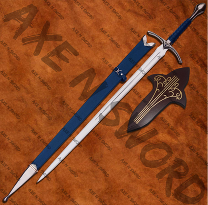 Gandalf's Glamdring Sword with stand & sheath from The Hobbit