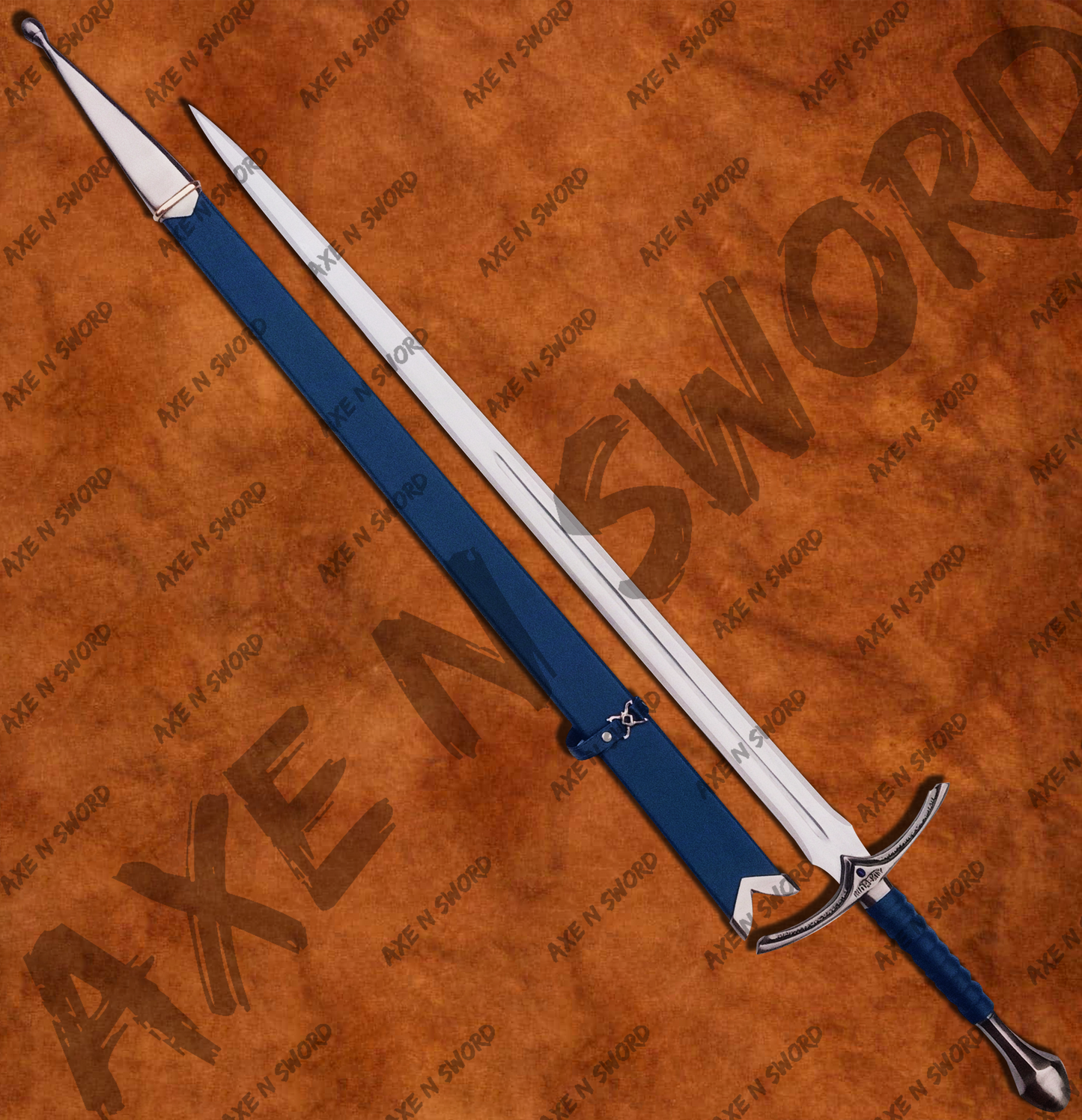 Gandalf's Glamdring Sword with stand & sheath from The Hobbit