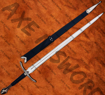 Gandalf's Black Glamdring Sword with stand & sheath from The Hobbit