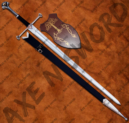 Elendil's Narsil Sword with stand & sheath from The Lord of The Rings