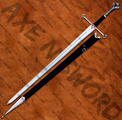 Aragorn's Narsil Sword with stand & sheath from The Lord of The Rings