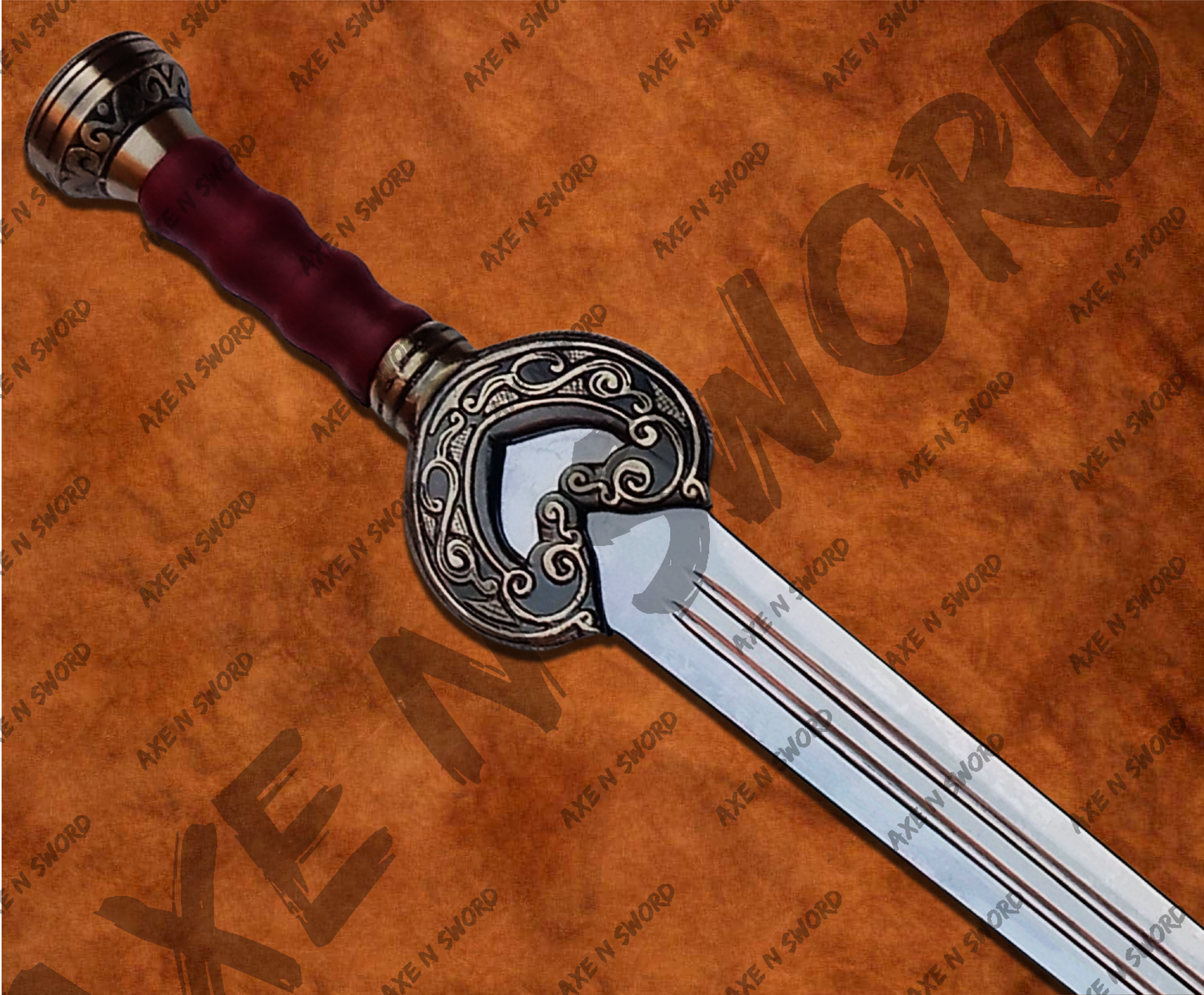 Theoden's Herugrim Sword with stand & sheath from The Lord of The Rings