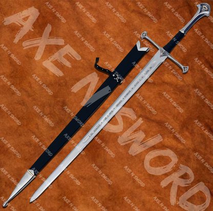 Aragorn's Anduril Sword with stand & sheath from The Lord of The Rings