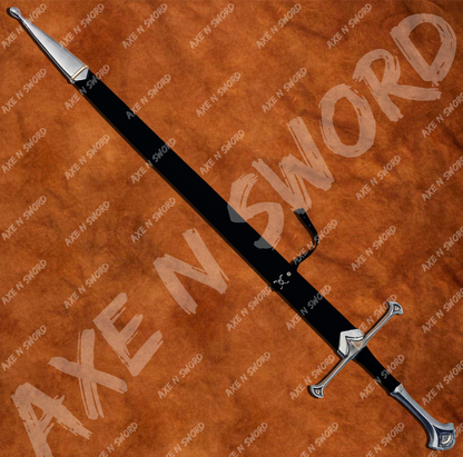 Aragorn's Anduril Sword with stand & sheath from The Lord of The Rings