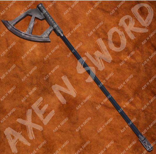 Gimli's Walking Axe with stand & sheath from The Lord of The Rings