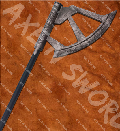 Gimli's Walking Axe with stand & sheath from The Lord of The Rings