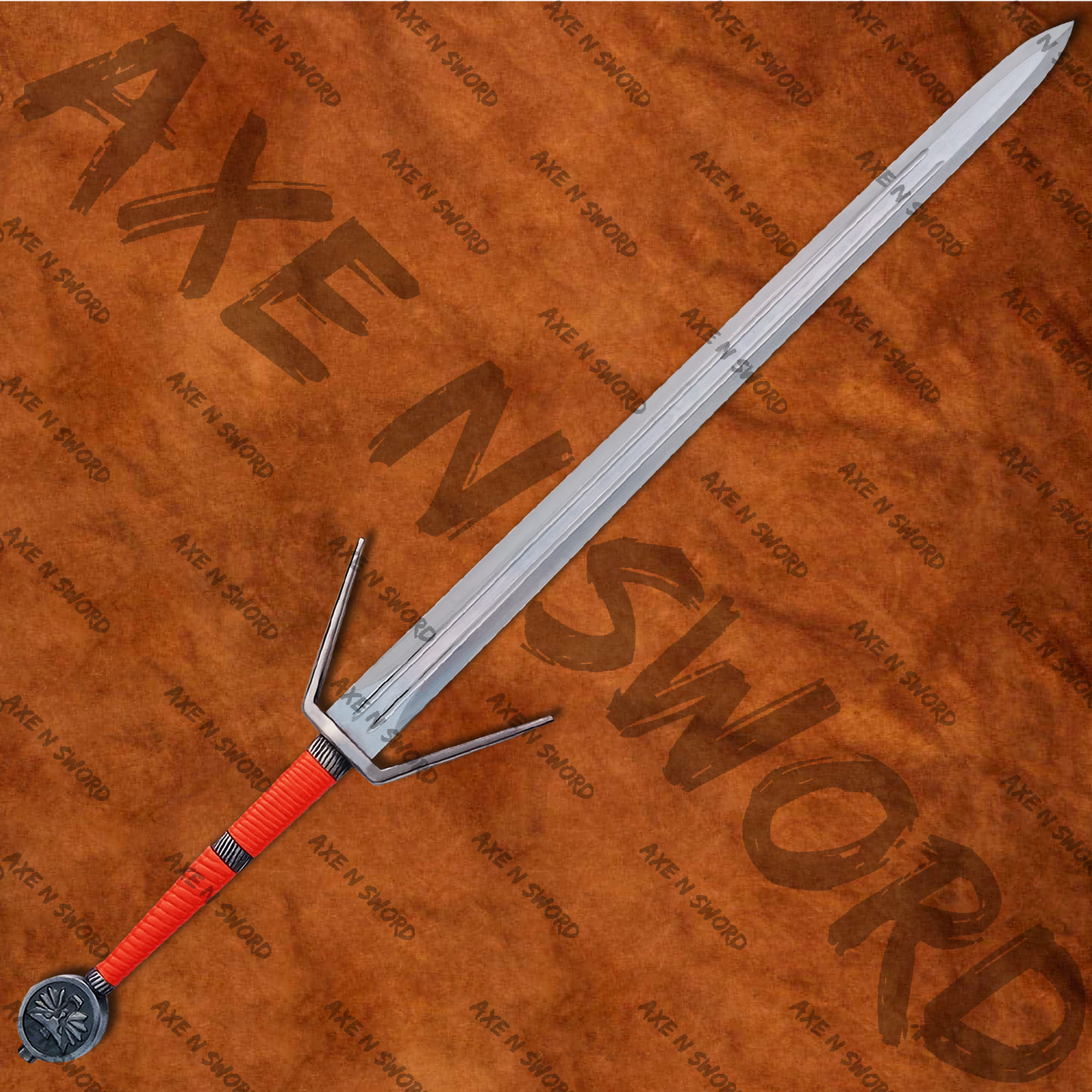 Witcher Geralt's Steel Sword with stand & sheath from The Witcher-VO