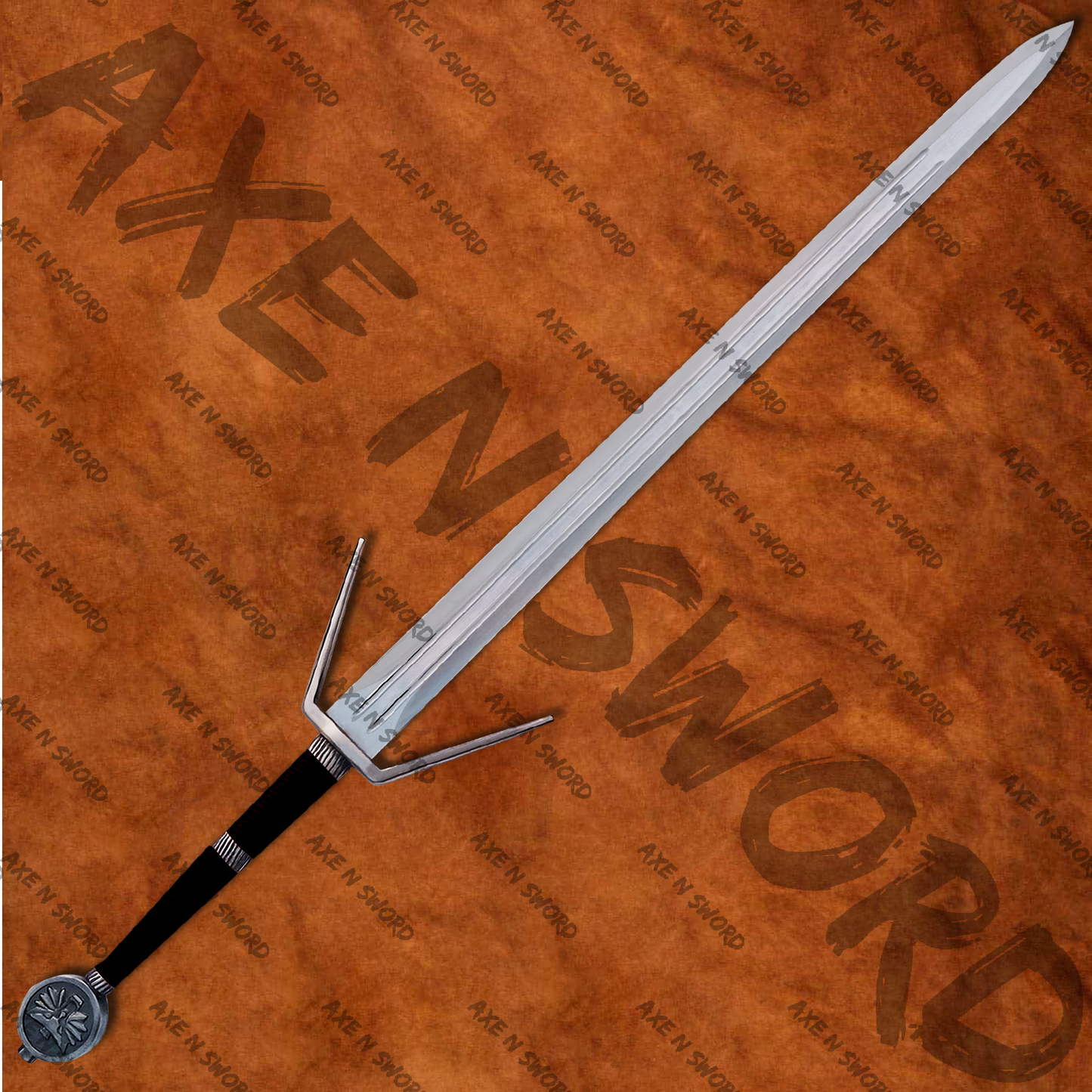 Witcher Geralt's Steel Sword with stand & sheath from The Witcher-VB