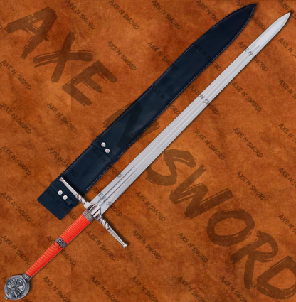 Witcher Geralt's Steel Sword with stand & sheath from The Witcher-WO