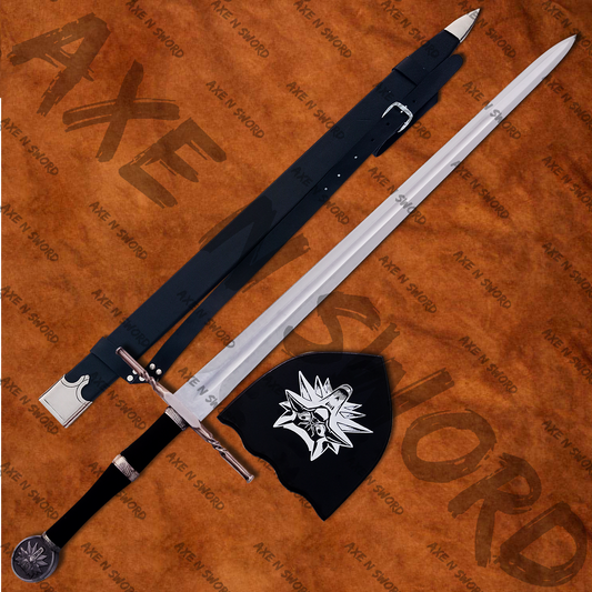 Witcher Geralt's Steel Sword with stand & sheath from The Witcher-BK