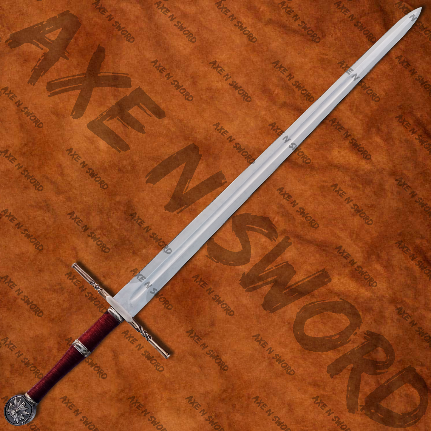 Witcher Geralt's Steel Sword with stand & sheath from The Witcher-BN