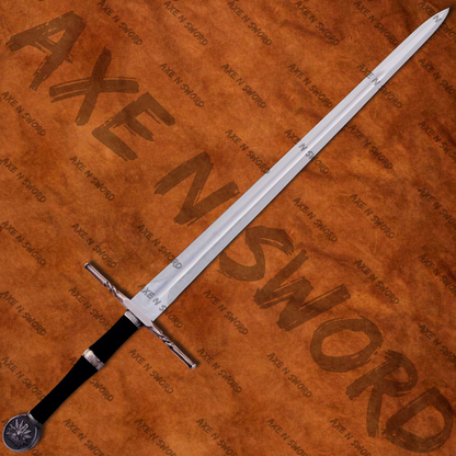 Witcher Geralt's Steel Sword with stand & sheath from The Witcher-BK