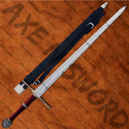 Witcher Geralt's Steel Sword with stand & sheath from The Witcher-BN