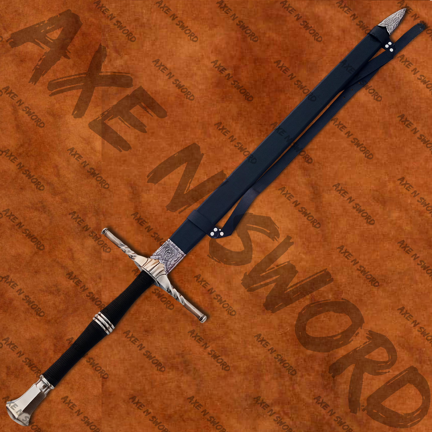 Witcher Geralt's Steel Sword with stand & sheath from The Witcher-NG