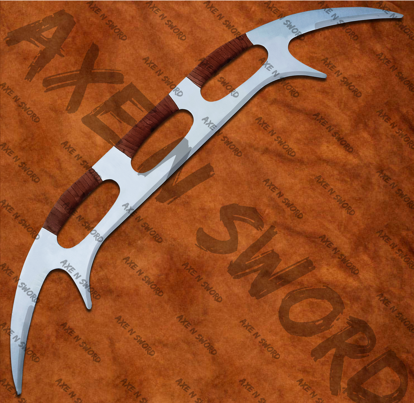 Klingon Bat'leth Sword with stand & sheath from Star Trek-HPR