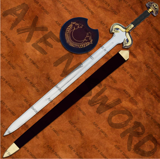 Eowyn's Handgrip Sword Black with stand & sheath from The Lord of The Rings