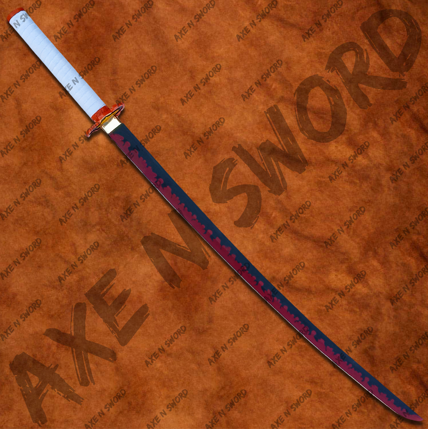 Kyojuro Rengoku's Nichirin Sword with Scabbard from Demon Slayer