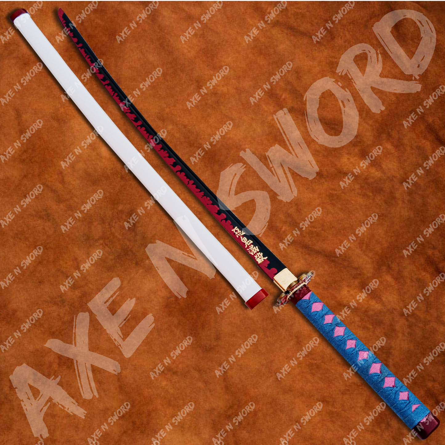 Kanroji Mitsuri's Nichirin Sword with Scabbard from Demon Slayer