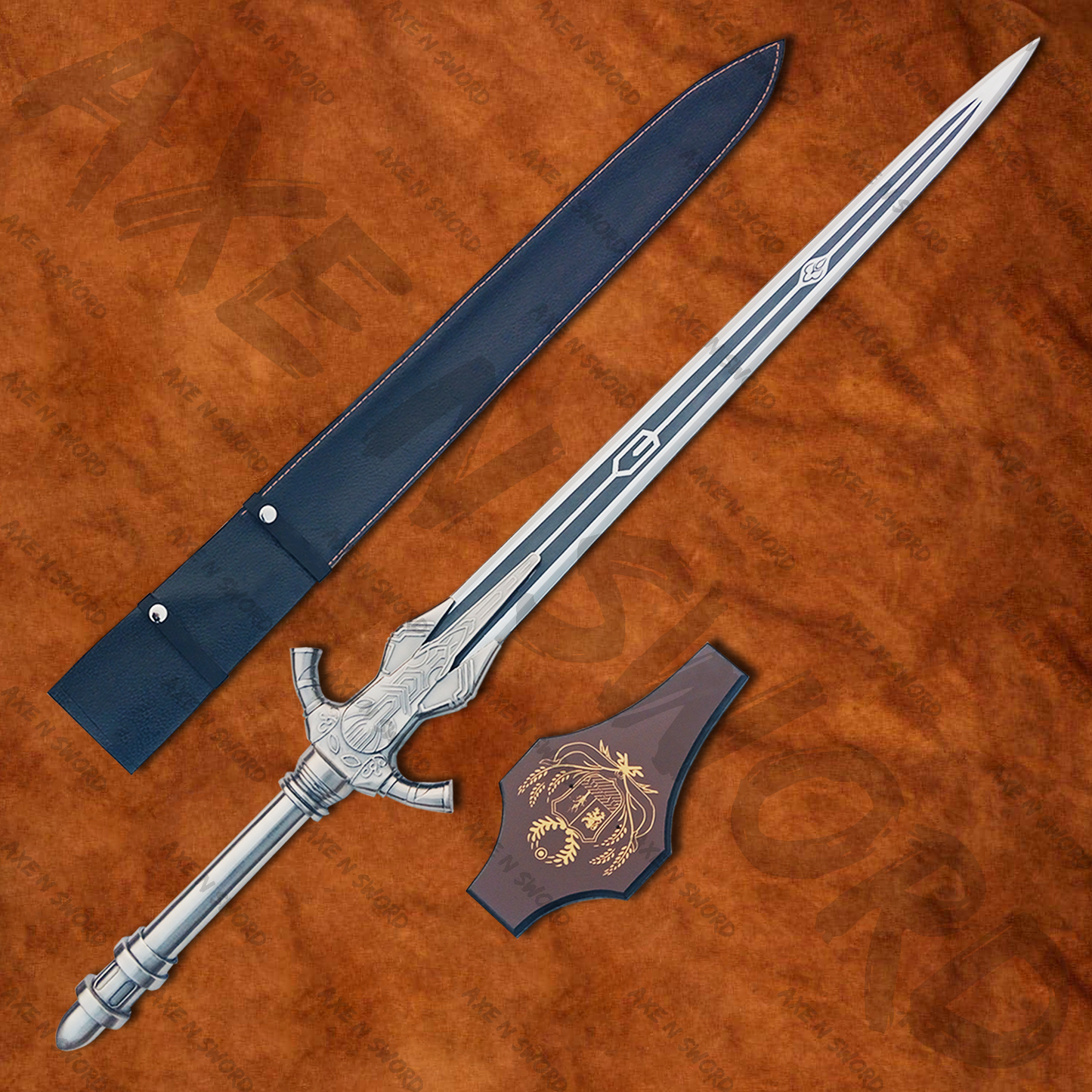 Moonlight Greatsword of Artorias sword with stand & sheath from Dark Souls