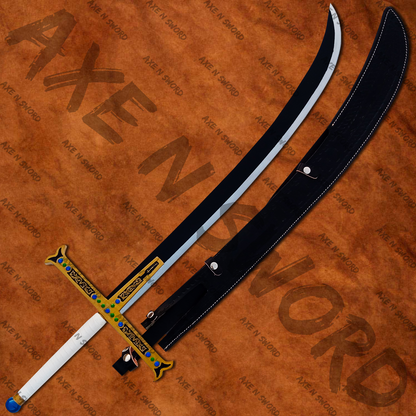 Dracule Mihawk Yoru Black Sword with Sheath from One Piece