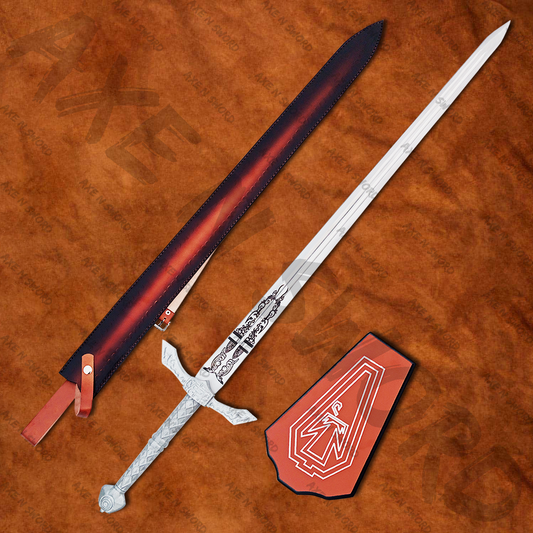 Banished Knight's Greatsword Sword with stand & sheath from Elden Ring