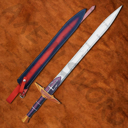 Riptide Anaklusmos sword with stand & sheath from Percy Jackson