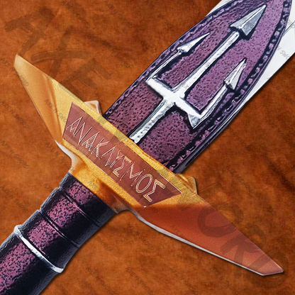 Riptide Anaklusmos sword with stand & sheath from Percy Jackson