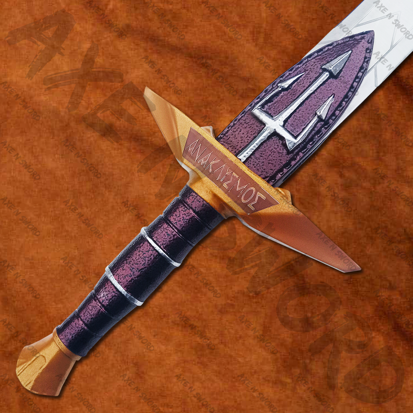 Riptide Anaklusmos sword with stand & sheath from Percy Jackson