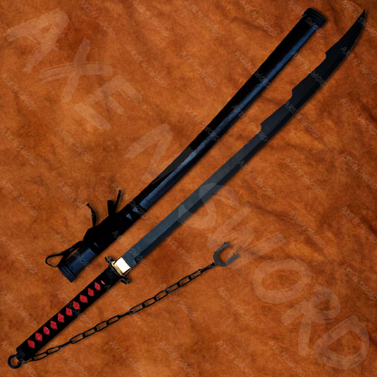 Ichigo Kurosaki's Tensa Zangetsu Sword with stand & sheath from Bleach